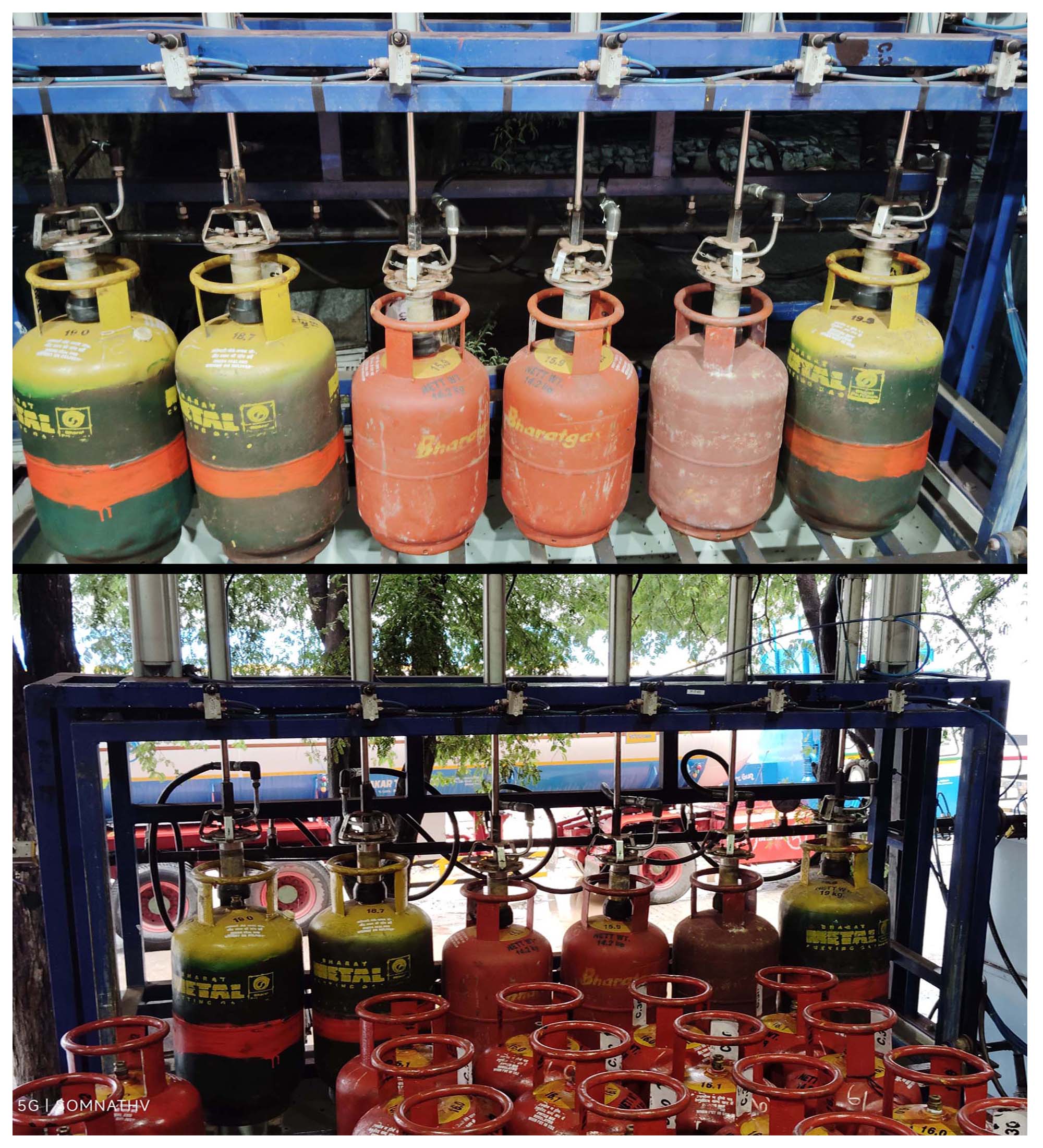 PNEUMATIC TESTING UNIT OF LPG CYLINDERS (BPCL)